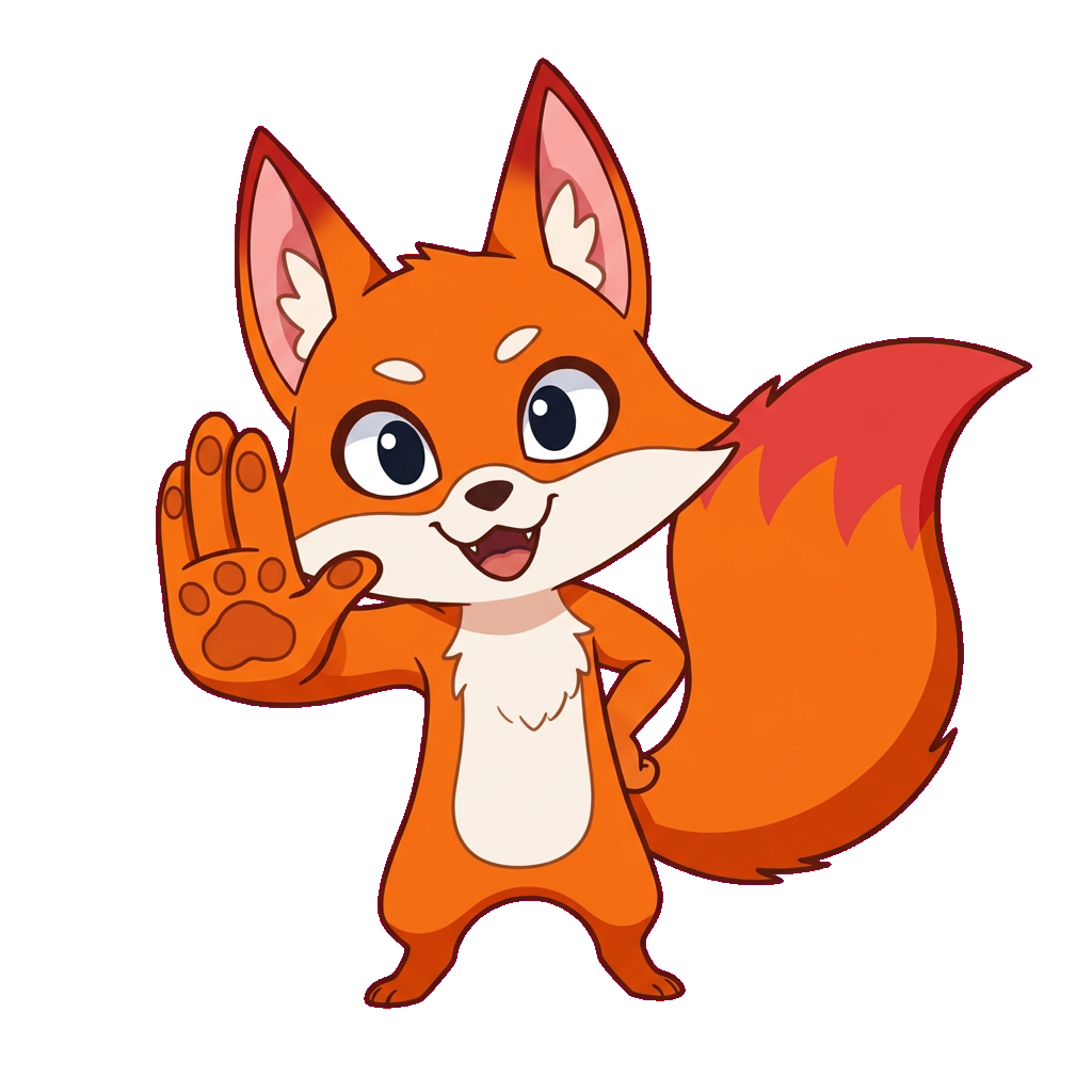 Tomo, the curious fox